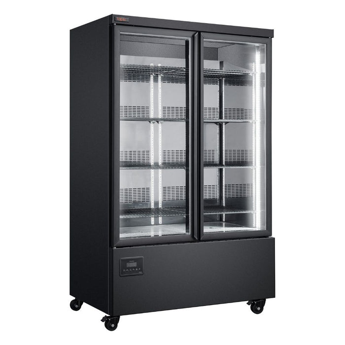 Williams Topaz Upright - Two Glass Door Upright Display Fridge - HTB2GBHC