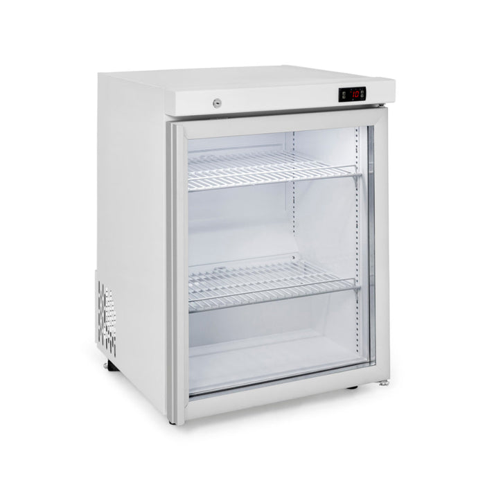 Williams Topaz - One Glass Door Compact Counter Top White Fridge - HTM1GWHC