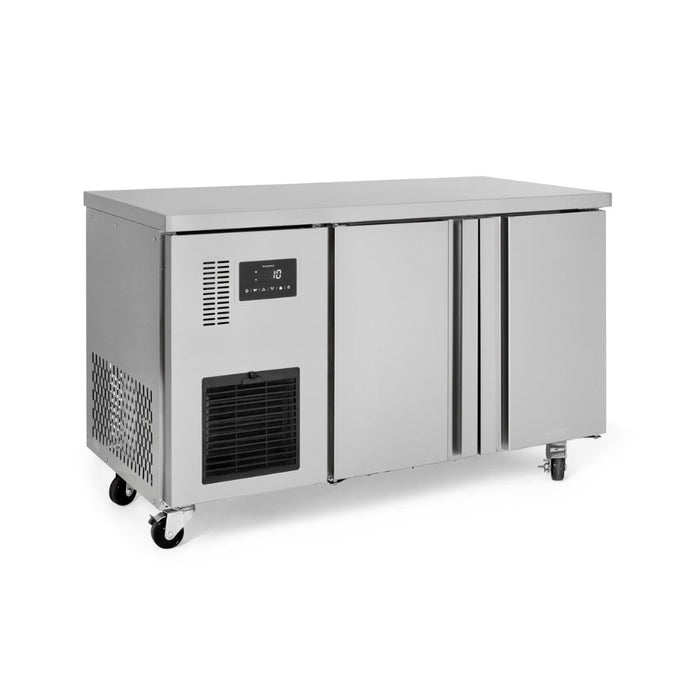 Williams Topaz - Two Solid Door Under Counter Storage Fridge - HTU2SSHC