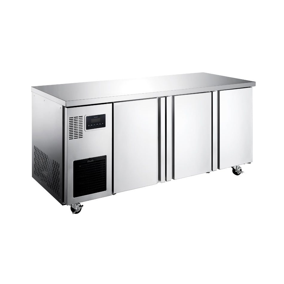 Williams Topaz - Three Solid Door Under Counter Storage Fridge - HTU3SSHC