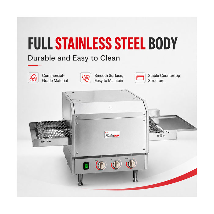 Bakermax Electric Conveyor Pizza Ovens - HX-14EP
