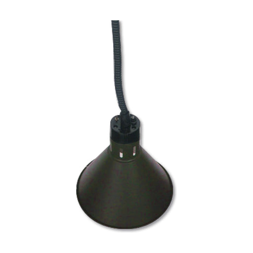 Benchstar Pull Down Heat Lamp Black 270mm Round - HYWBL08
