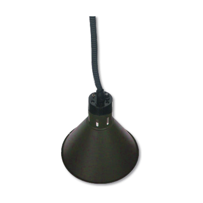 Benchstar Pull Down Heat Lamp Black 270mm Round - HYWBL08