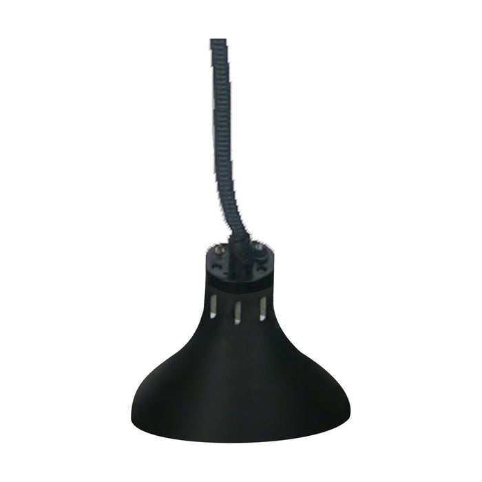 Benchstar Pull Down Heat Lamp Black 290mm Round - HYWCL14