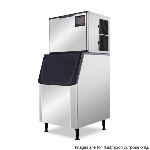 AG Free Standing Modular Ice Machine Cube Ice - 225Kg/24Hr - ICE227