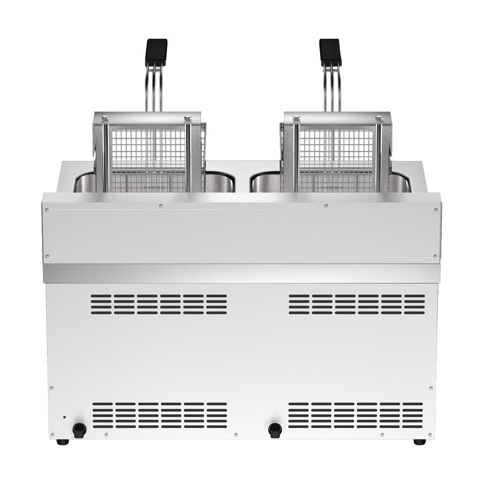 Benchstar Double Tanks Auto Lifting Induction Fryer - IF7000D-AL
