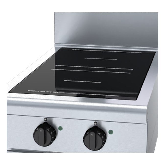 Waldorf 800 Series 450mm Electric Induction Cooktop Low Back Version - Leg Stand - IN8200R5-LS