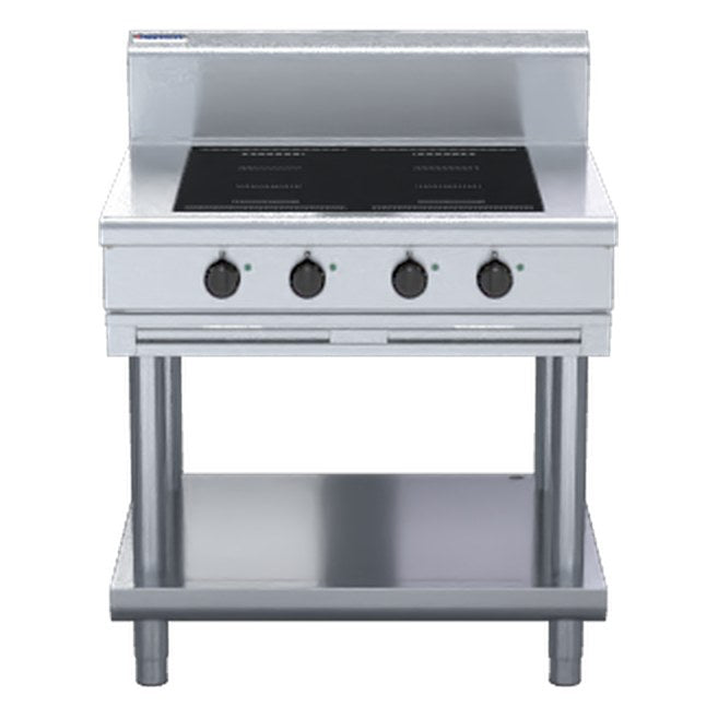 Waldorf 800 Series 900mm Electric Induction Cooktop - Leg Stand - IN8400F-LS