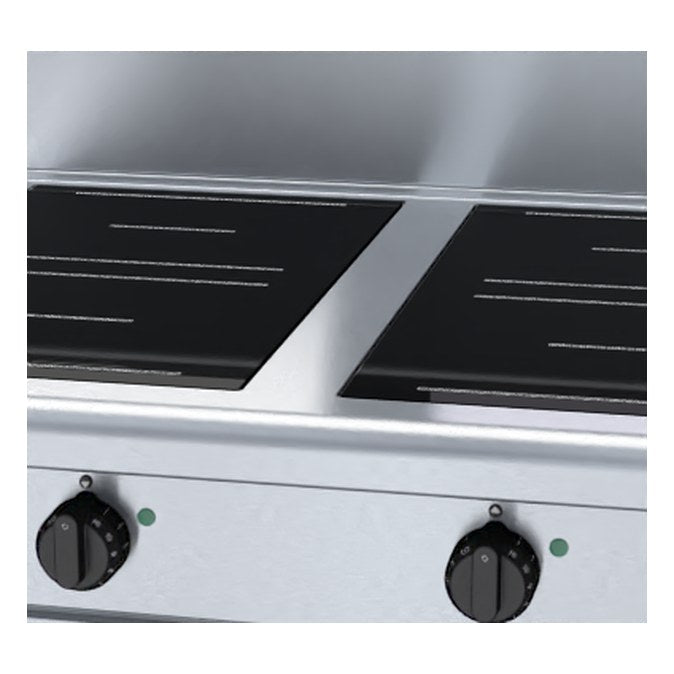 Waldorf 800 Series 900mm Electric Induction Cooktop - Leg Stand - IN8400R3-LS