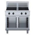 Waldorf 800 Series 900mm Electric Induction Cooktop - Cabinet Base - 2 x 3.5kW Round - IN8400R3F-CB
