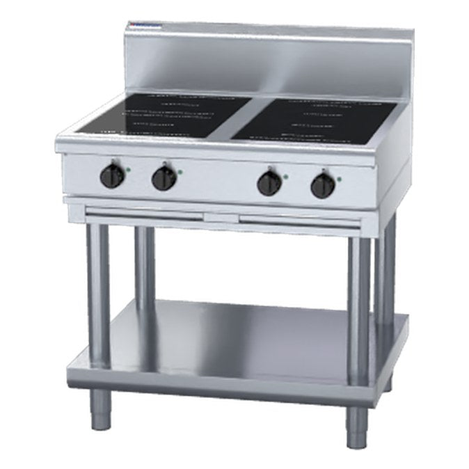 Waldorf 800 Series 900mm Electric Induction Cooktop - Leg Stand - IN8400R3F-LS