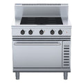 Waldorf 800 Series 900mm Induction Range Convection Oven - 4 Zone, 4 x 5.0kW Full Area - IN8410ECF