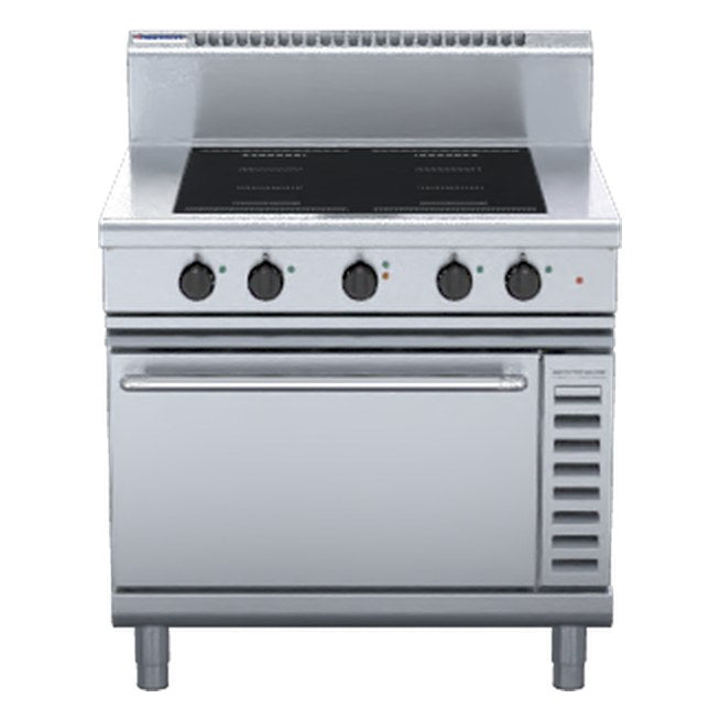 Waldorf 800 Series 900mm Induction Range Convection Oven - IN8410ECF