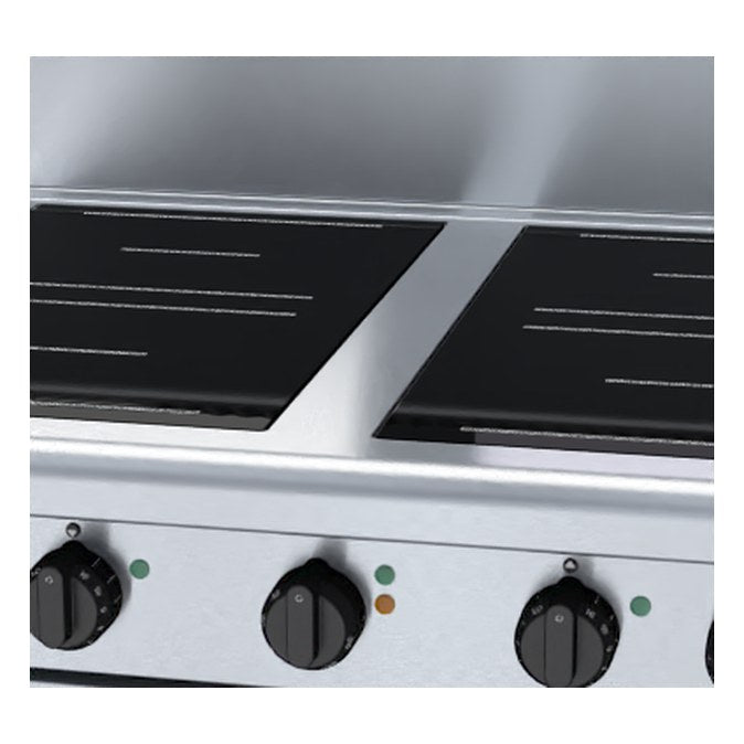 Waldorf 800 Series 900mm Induction Range Convection Oven - IN8410ECR3