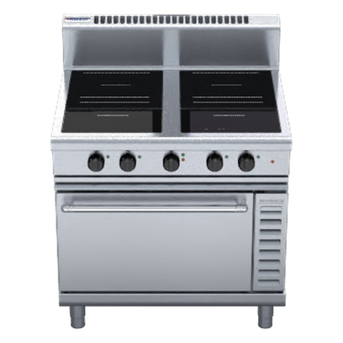 Waldorf 800 Series 900mm Induction Range Convection Oven - IN8410ECR5F