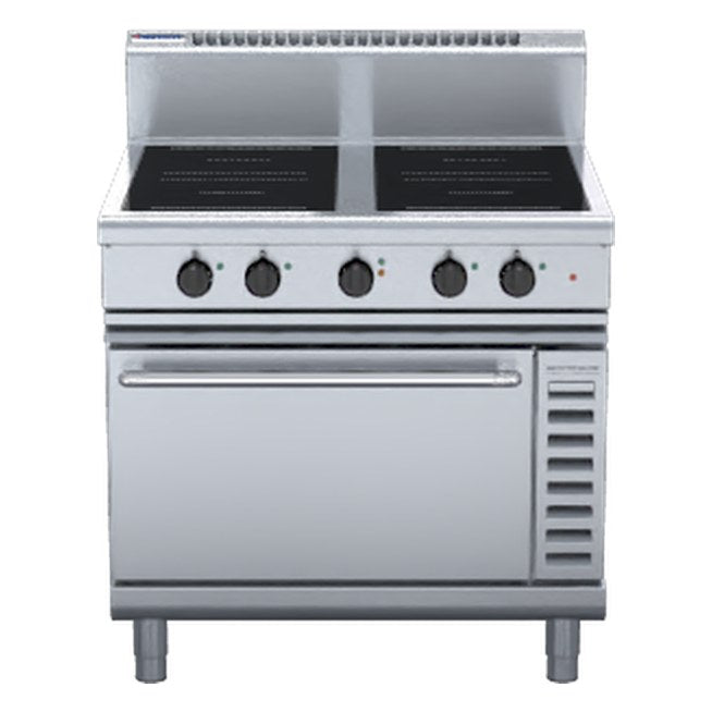 Waldorf 800 Series 900mm Induction Range Convection Oven - IN8410ECR3