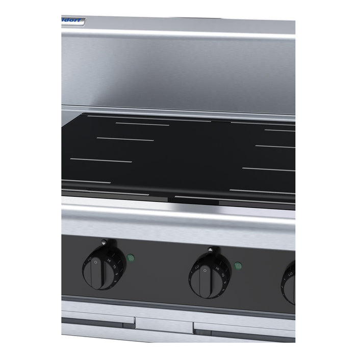 Waldorf Bold 900mm Electric Induction Cooktop - Bench Model - INB8400F-B
