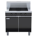 Waldorf Bold 900mm Electric Induction Cooktop - Cabinet Base - 4 x 5kW Full Area - INB8400F-CD