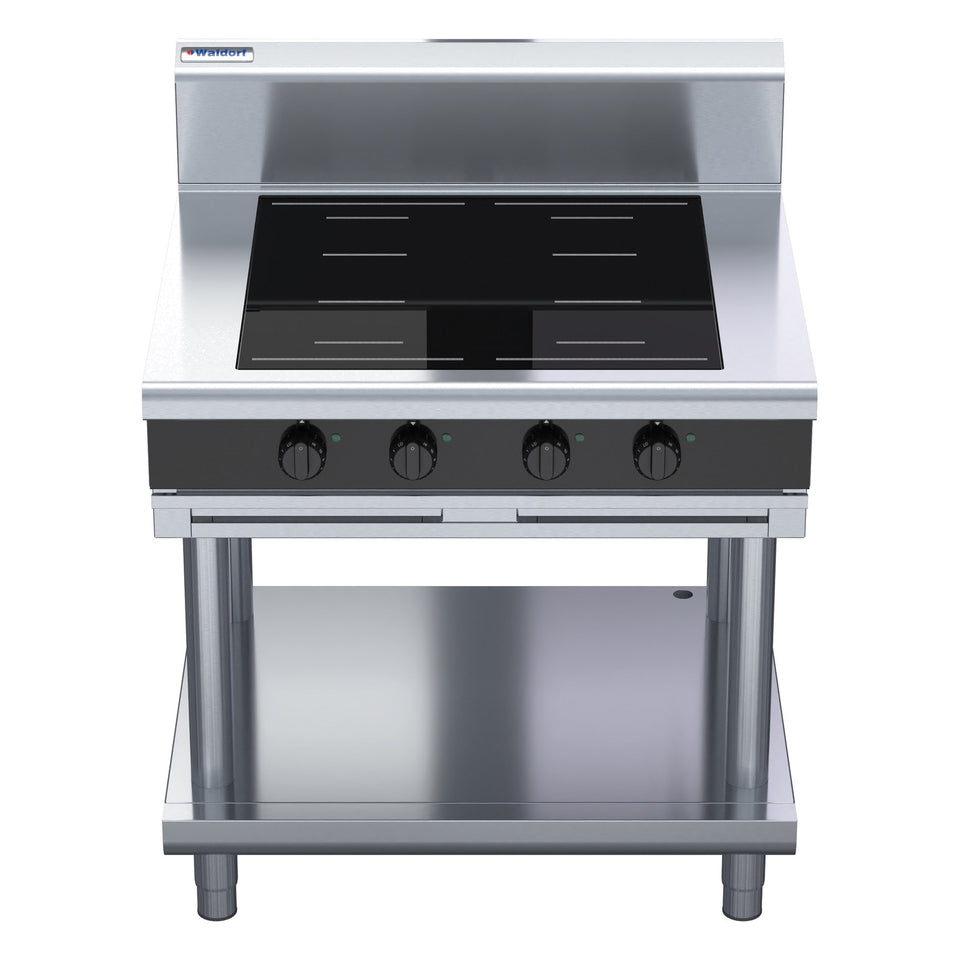 Waldorf Bold 900mm Electric Induction Cooktop - Leg Stand - INB8400F-LS