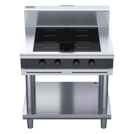 Waldorf Bold 900mm Electric Induction Cooktop - Leg Stand - INB8400F-LS