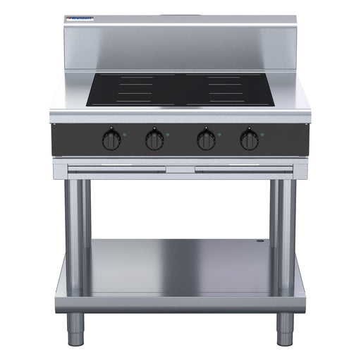 Waldorf Bold 900mm Electric Induction Cooktop - Leg Stand - INB8400F-LS