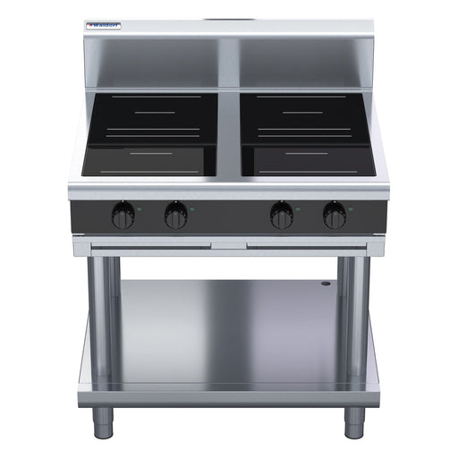 Waldorf Bold 900mm Electric Induction Cooktop - Leg Stand - INB8400R3-LS