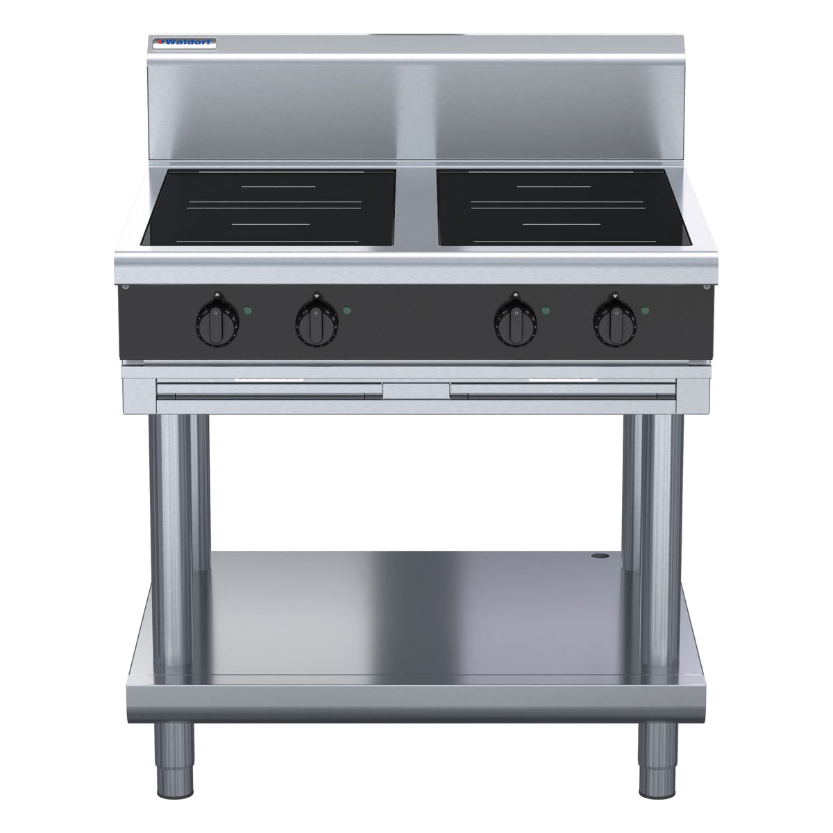 Waldorf Bold 900mm Electric Induction Cooktop - Leg Stand - INB8400R3-LS