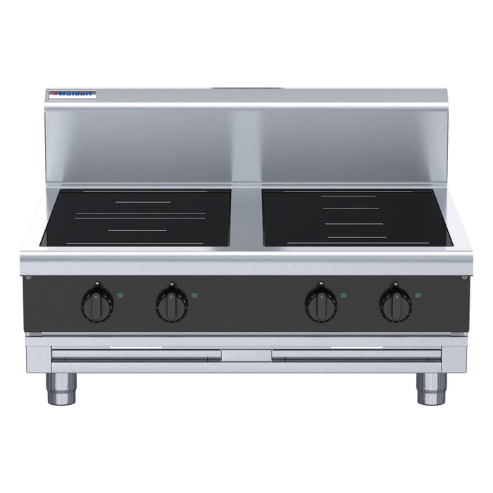 Waldorf Bold 900mm Electric Induction Cooktop - Bench Model - INB8400R3F-B