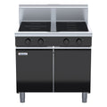 Waldorf Bold 900mm Electric Induction Cooktop - Cabinet Base - 2 x 5kW Round - INB8400R5F-CD