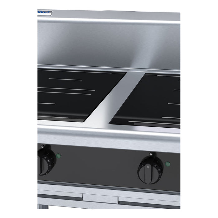 Waldorf Bold 900mm Electric Induction Cooktop - Leg Stand - INB8400R3F-LS