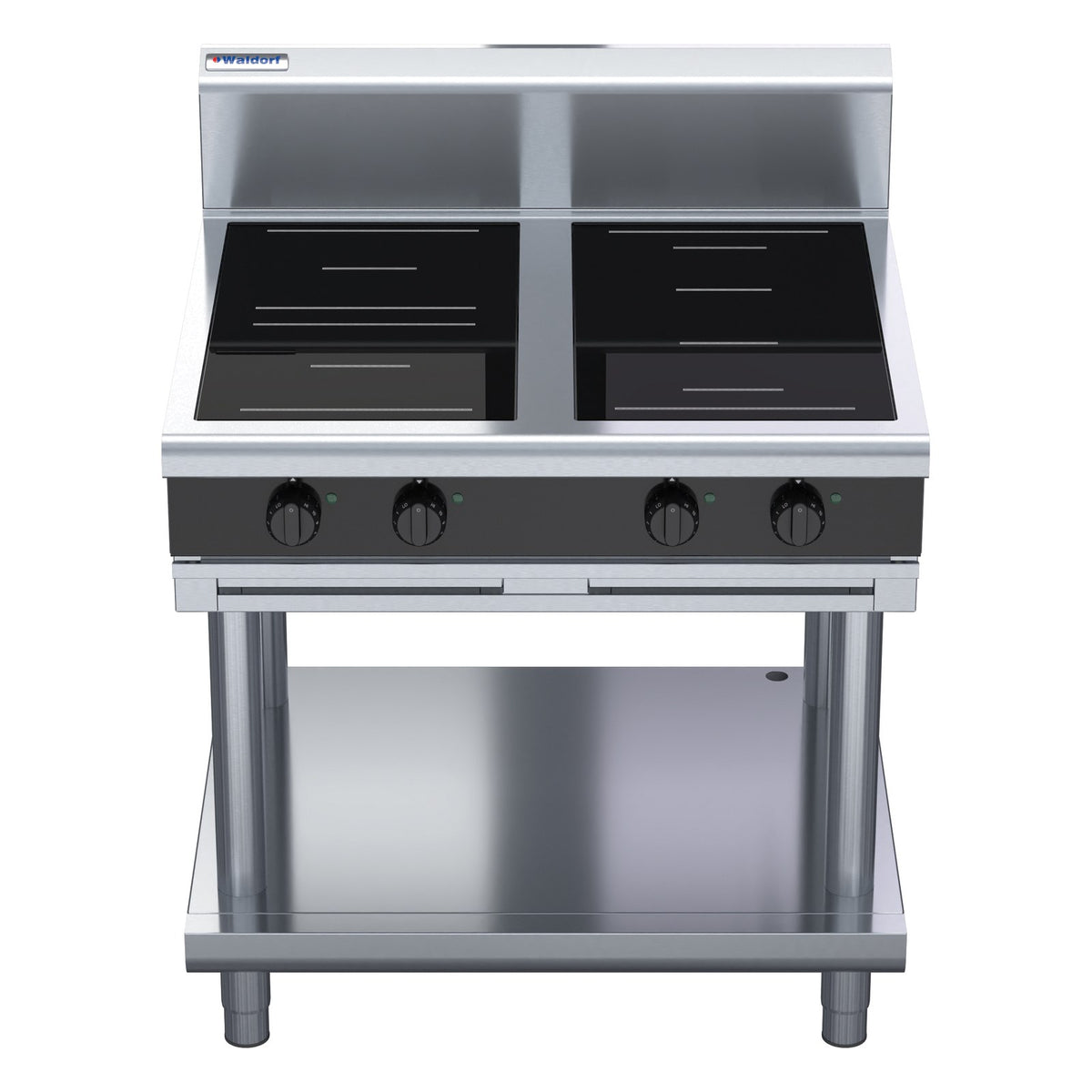 Waldorf Bold 900mm Electric Induction Cooktop - Leg Stand - INB8400R5F-LS