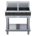 Waldorf Bold 900mm Electric Induction Cooktop - Leg Stand - INB8400R3F-LS