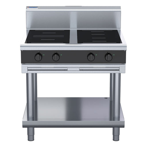 Waldorf Bold 900mm Electric Induction Cooktop - Leg Stand - INB8400R5F-LS