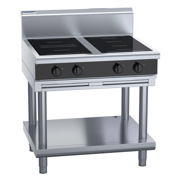 Waldorf Bold 900mm Electric Induction Cooktop - Leg Stand - INB8400R3F-LS