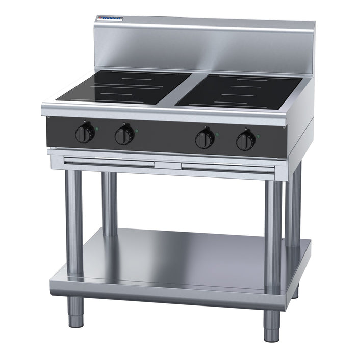 Waldorf Bold 900mm Electric Induction Cooktop - Leg Stand - INB8400R3F-LS