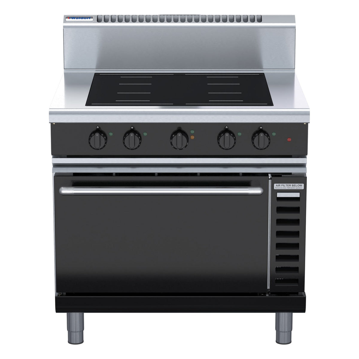 Waldorf Bold 900mm Induction Range Convection Oven - INB8410ECF