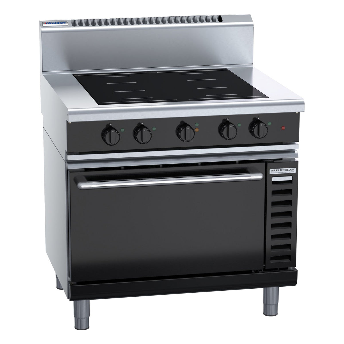 Waldorf Bold 900mm Induction Range Convection Oven - INB8410ECF