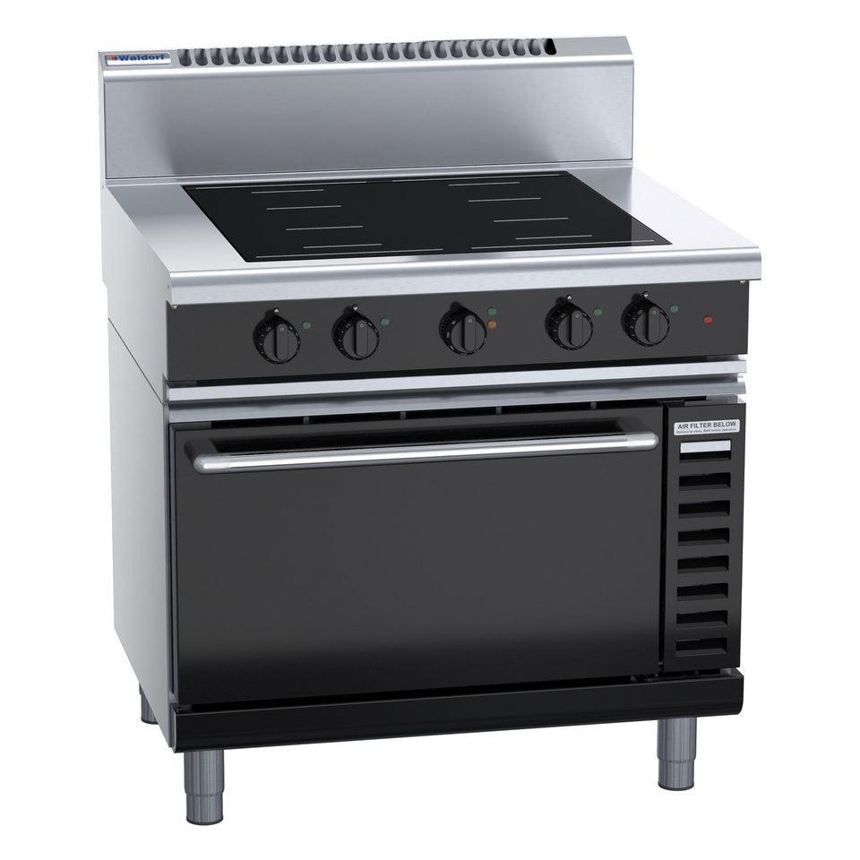 Waldorf Bold 900mm Induction Range Convection Oven - INB8410ECF