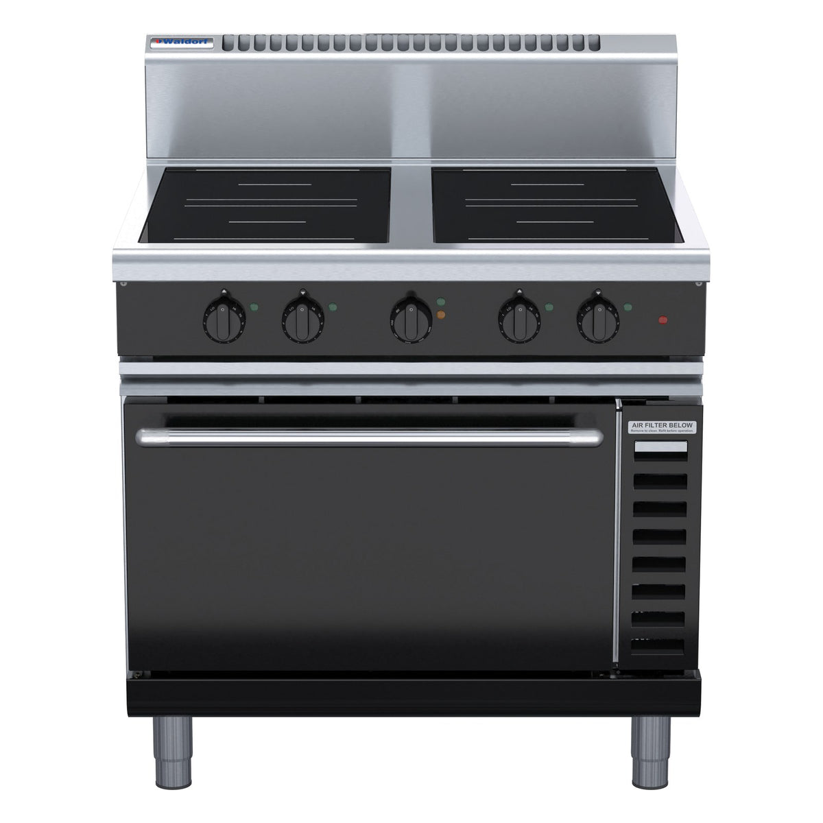 Waldorf Bold 900mm Induction Range Convection Oven - INB8410ECR5