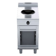 Waldorf 800 Series 450mm Induction Wok Low Back Version - Cabinet Base - INL8100W3-CB