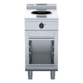 Waldorf 800 Series 450mm Induction Wok Low Back Version - Cabinet Base - 3.5kW Single Phase - INL8100W3-CB