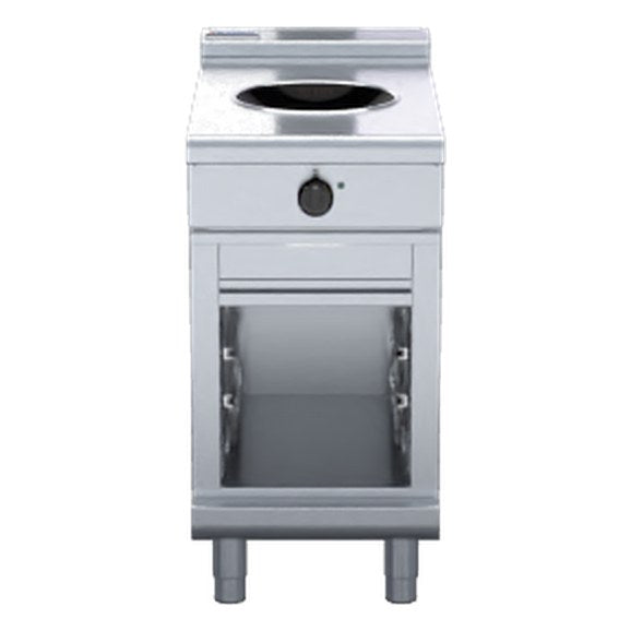 Waldorf 800 Series 450mm Induction Wok Low Back Version - Cabinet Base - INL8100W3-CB