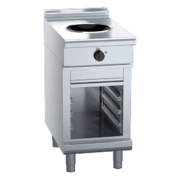 Waldorf 800 Series 450mm Induction Wok Low Back Version - Cabinet Base - INL8100W3-CB