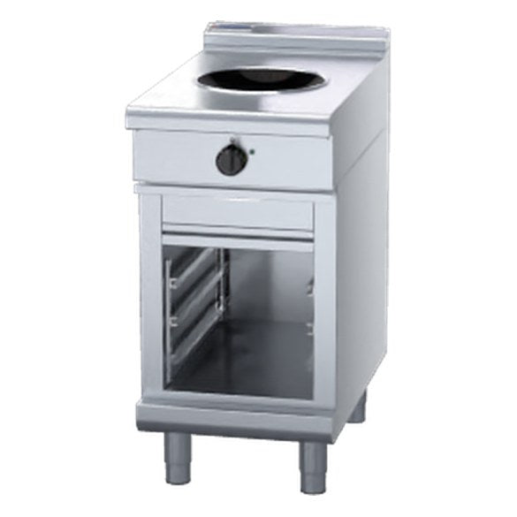 Waldorf 800 Series 450mm Induction Wok Low Back Version - Cabinet Base - INL8100W3-CB