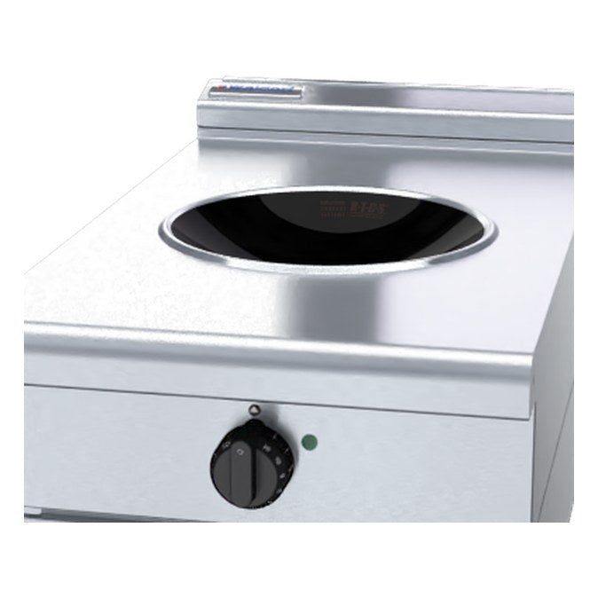Waldorf Bold 450mm Induction Wok Low Back Version - Leg Stand - INLB8100W5-LS