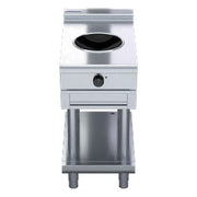 Waldorf 800 Series 450mm Induction Wok Low Back Version - Leg Stand - INL8100W3-LS