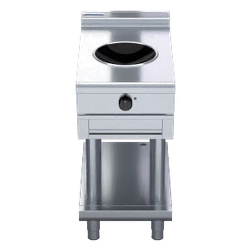 Waldorf Bold 450mm Induction Wok Low Back Version - Leg Stand - INLB8100W5-LS