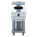 Waldorf Bold 450mm Induction Wok Low Back Version - Leg Stand - INLB8100W5-LS