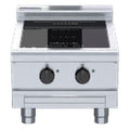 Waldorf 800 Series 450mm Electric Induction Cooktop Low Back Version - Bench Model - 2 x 5kW Full Area - INL8200F-B