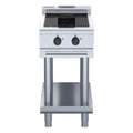 Waldorf 800 Series 450mm Electric Induction Cooktop Low Back Version - Leg Stand - 2 x 5kW Full Area - INL8200F-LS